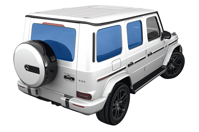 Rear windows car window tint package at Monster Auto Lab Vancouver BC — professional automotive tint installation