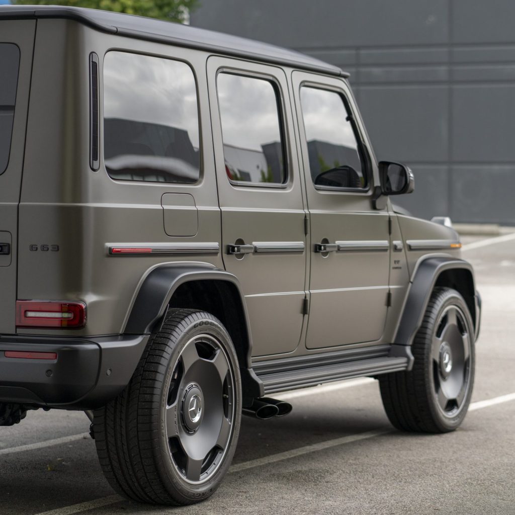 monster auto lab langley 2025 mercedes g63 amg full vehicle stealth package with tint and windshield protection film