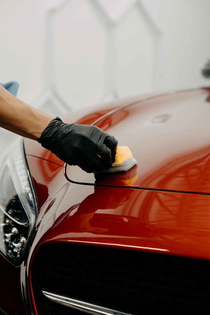 monster auto lab vancouver ceramic coating installation on hood