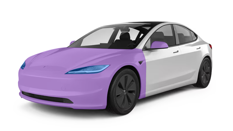 monster auto lab vancouver paint protection film full front package tesla